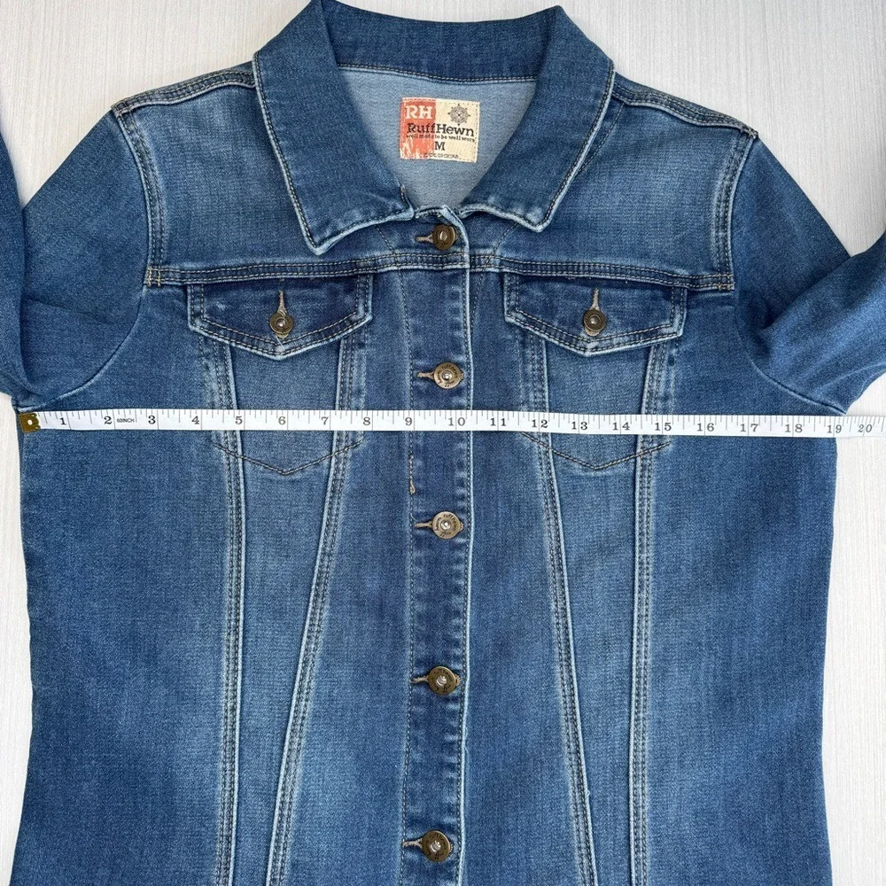 RUFF HEWN Classic‎ Denim Jacket Medium Indigo M Casual Comfort
